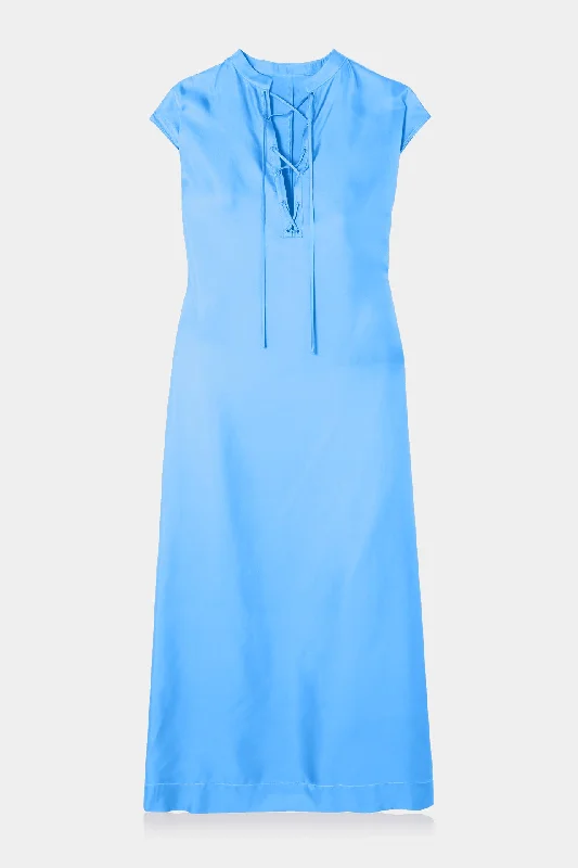 Designer Midi Summer Sun Dresses Off-the-shoulder Chic Trendy