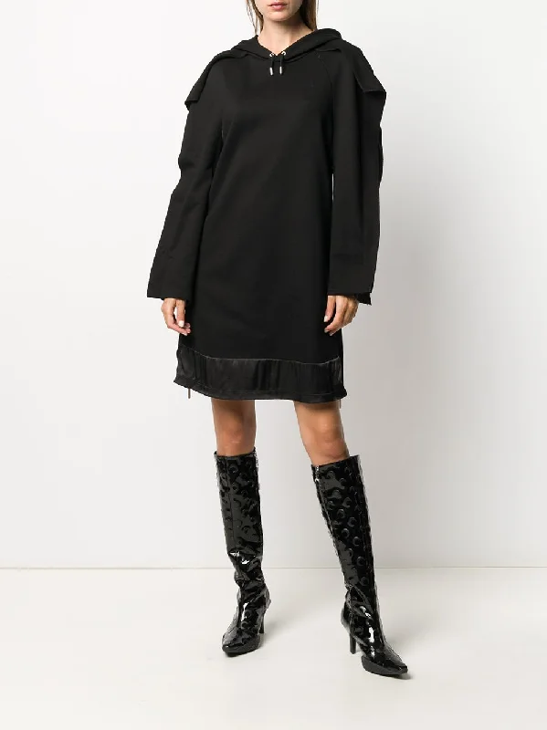 KOCHE - Women Long Hodded Dress Turtleneck Warm Winter
