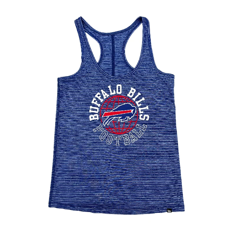 Women's New Era Bills Football Royal & White Tank Top gym tank top