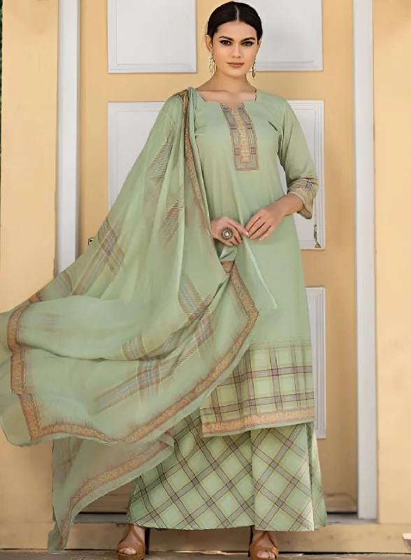 Rivaa Green Pashmina Unstitched Winter Suit Dress Material for Ladies Tunics Chinos classic