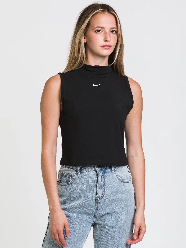 NIKE ESSENTIALS MOCKNECK TANK - CLEARANCE cotton tank top