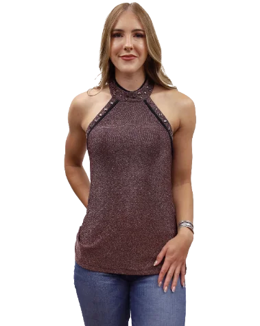 Liberty Wear Collection Tops: Halter Tank Mae West cropped tank top