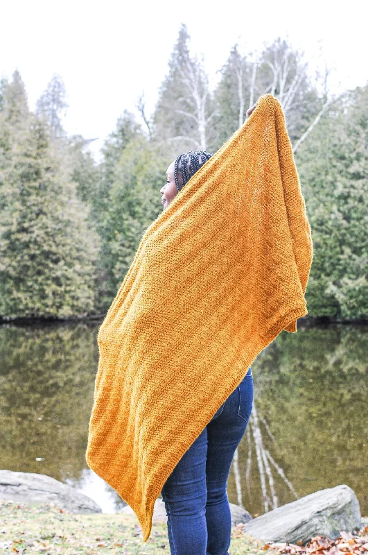 Knit Kit - Waverly Shawl Soft Cashmere Shawl Wrap