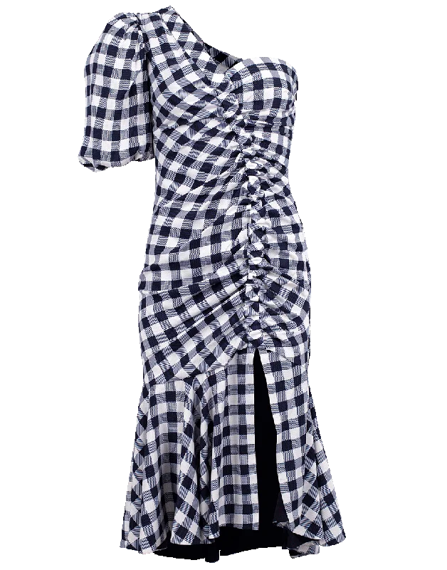 Lux Twill One Sleeve Dress Tunics Spring floral