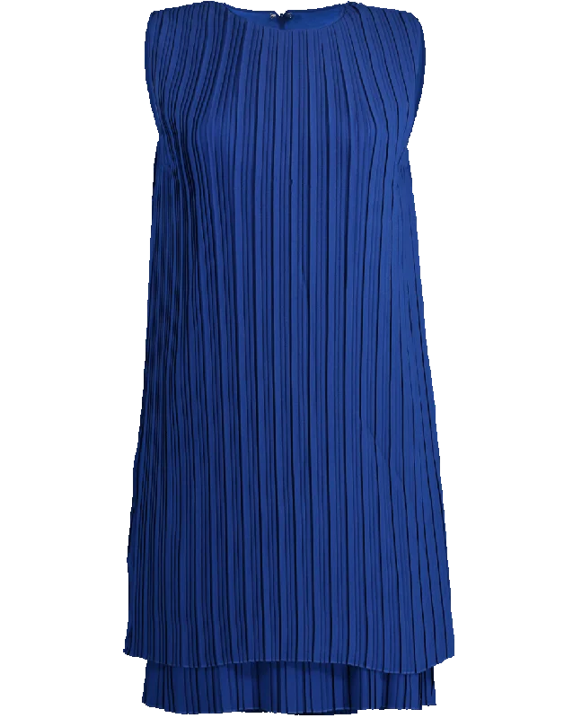 Pleated Shift Dress Tunics Cozy comfortable