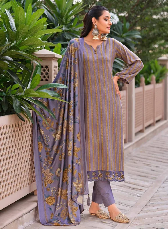 Unstitched Pashmina Winter Salwar Suit Dress Material with Embroidery Tunics Polka dots