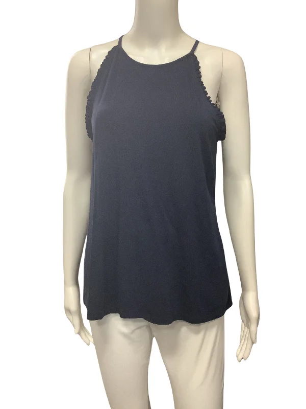 Lilly Pulitzer Tank Top Navy Sleeveless Size: M crew neck tank