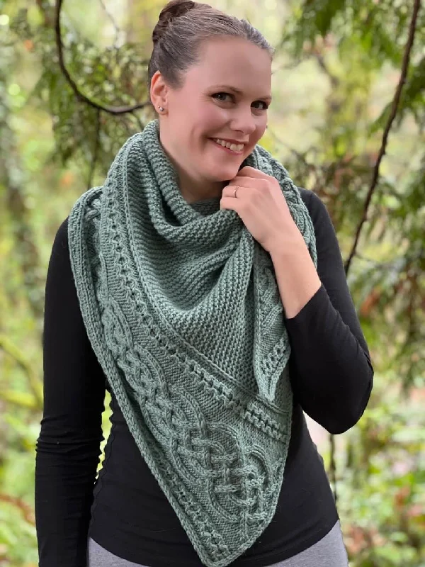 Knit Kit - Solivagant Shawl Luxurious Cashmere Shawl Wrap