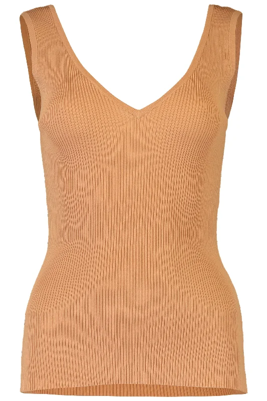 Anneke V Neck Tank Top vibrant tank top
