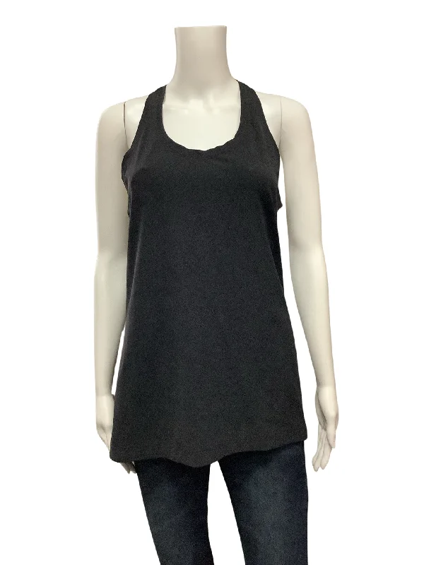 Lululemon Women's Tank Top Black Light Weight Size: 12 stretchy tank top