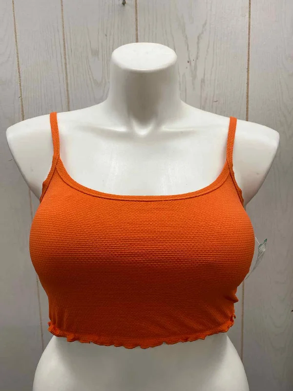 AERIE Orange Womens Size XL Tank Top bright tank top