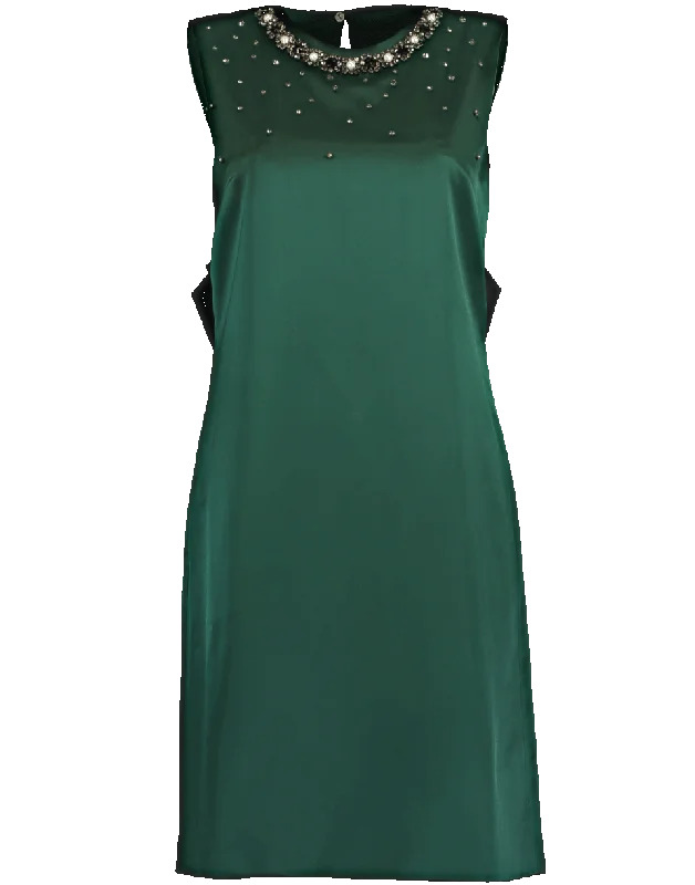 Rivanna Crystal Embroidered Dress Tunics Stylish elegant