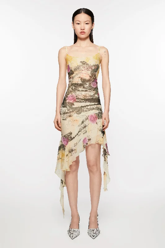ACNE STUDIOS - Women Rinted Strap Dress Pencil Office Professional
