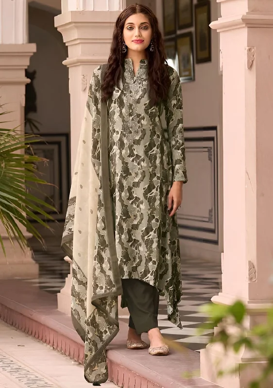 Unstitched Pashmina Winter Salwar Suit Set Dress Material for Women Tunics Long Elegant