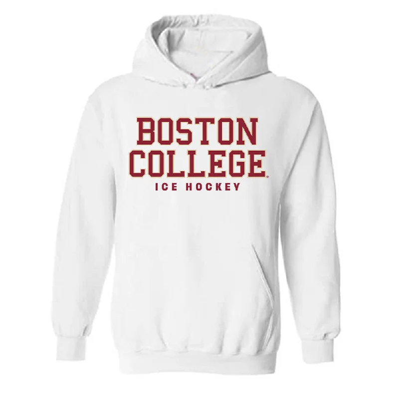 Boston College - NCAA Women's Ice Hockey : Alanna Devlin - Classic Shersey Hooded Sweatshirt Hoodie with Exposed Zipper Edgy Industrial Boston College - NCAA Women's Ice Hockey : Alanna Devlin - Classic Shersey Hooded Sweatshirt Hoodie with Exposed Zipper Edgy Industrial