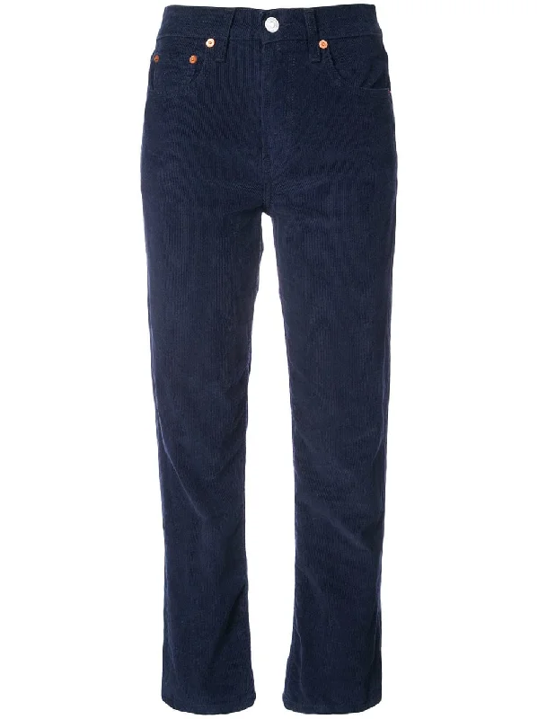 corduroy high waisted trousers Trousers Travel Practical