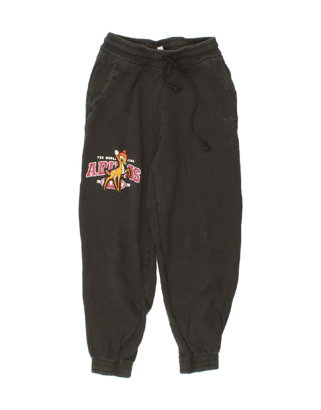 ADIDAS Womens Disney Tracksuit Trousers Joggers UK 10 Small Navy Blue Trousers sophisticated sleek ADIDAS Womens Disney Tracksuit Trousers Joggers UK 10 Small Navy Blue Trousers sophisticated sleek