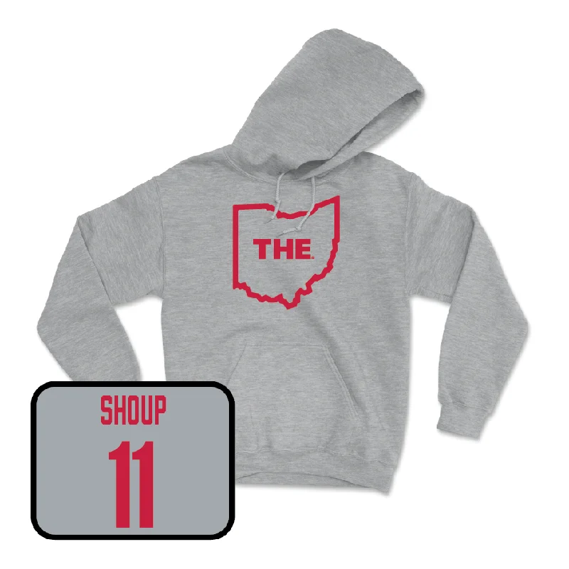 Sport Grey Women's Lacrosse The Hoodie - Gracie Shoup Hoodie with Slim Fit Tailored Modern