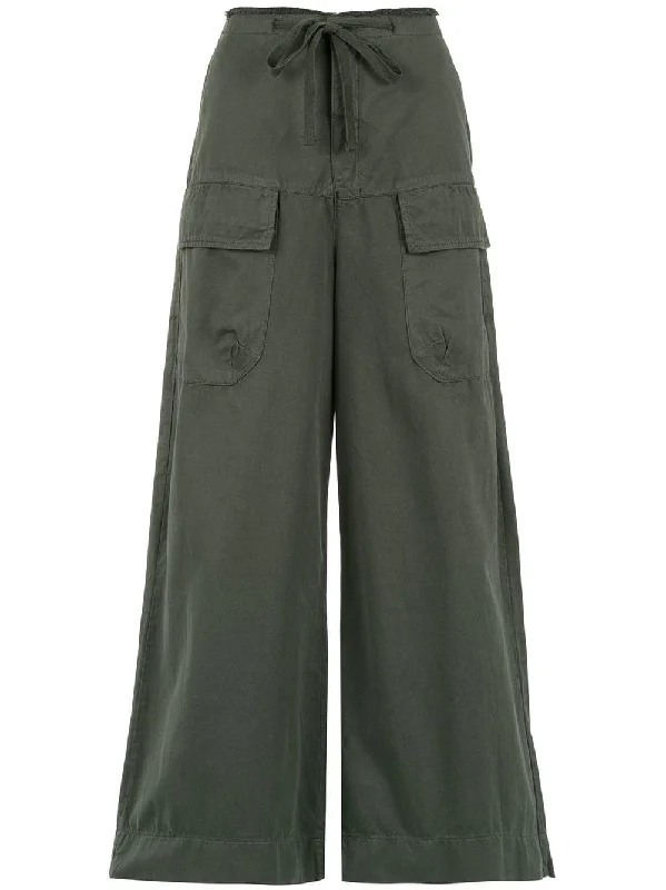 Utilitaria wide trousers Trousers Lace Delicate