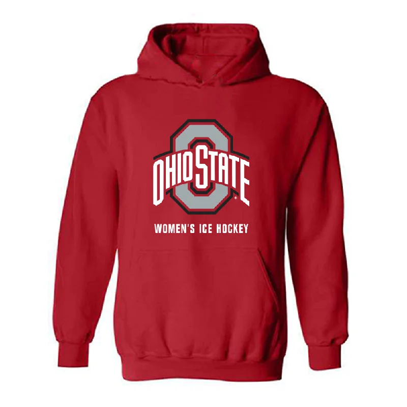 Ohio State - NCAA Women's Ice Hockey : Jordyn Petrie - Classic Shersey Hooded Sweatshirt Hoodie with Cuffed Sleeves Snug Secure Ohio State - NCAA Women's Ice Hockey : Jordyn Petrie - Classic Shersey Hooded Sweatshirt Hoodie with Cuffed Sleeves Snug Secure