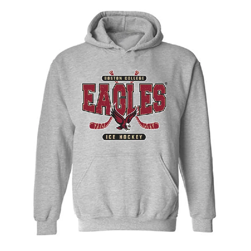 Boston College - NCAA Women's Ice Hockey : Julia Pellerin - Sports Shersey Hooded Sweatshirt Hoodie with Batwing Sleeves Loose Dramatic Boston College - NCAA Women's Ice Hockey : Julia Pellerin - Sports Shersey Hooded Sweatshirt Hoodie with Batwing Sleeves Loose Dramatic