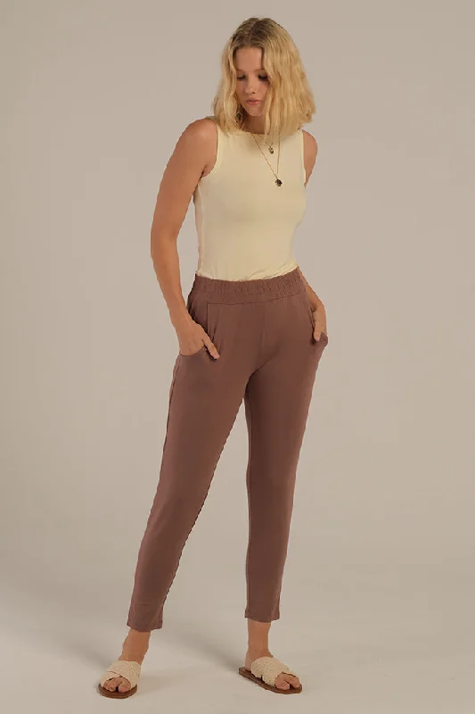 Peggy Bamboo Trouser - Mousse Trousers Timeless Classic