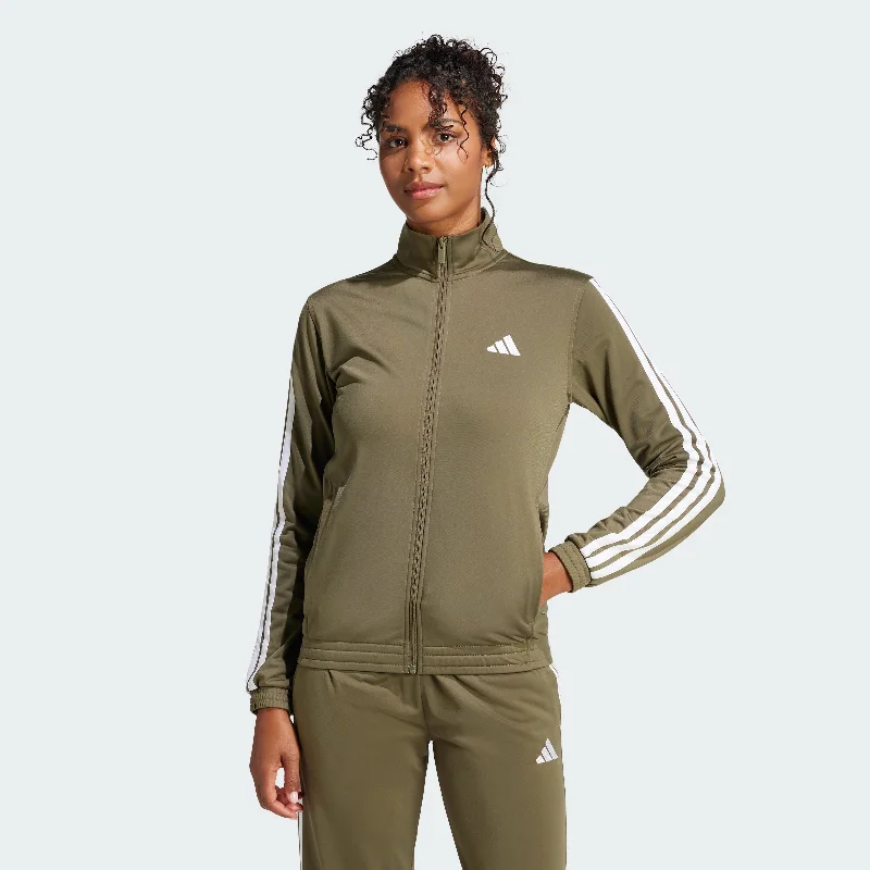 Women's adidas Tricot 3-Stripes Track Jacket Mesh Jacket Canvas Jacket Denim Jacket