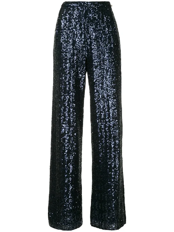 sequin-embellished trousers Trousers Fall Fleece