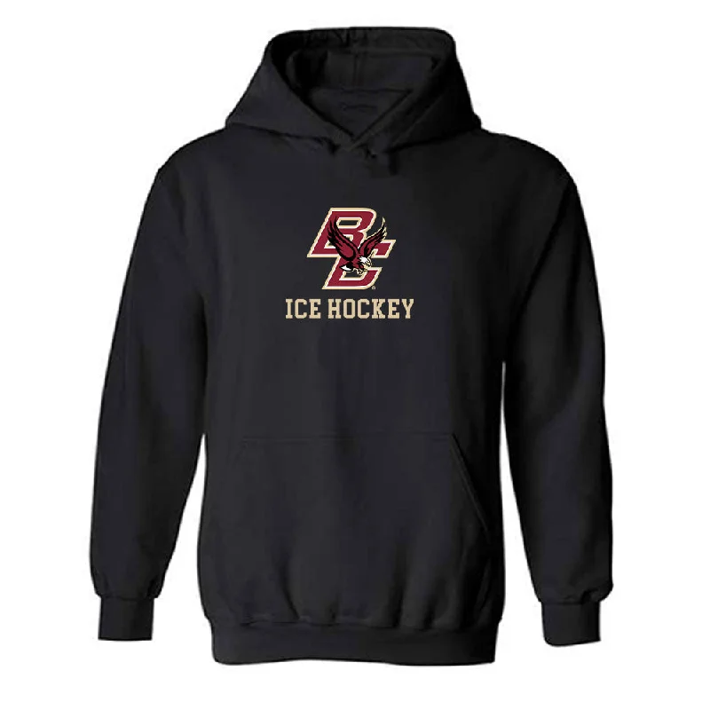 Boston College - NCAA Women's Ice Hockey : Julia Pellerin - Classic Shersey Hooded Sweatshirt Hoodie with Set-In Sleeves Structured Classic Boston College - NCAA Women's Ice Hockey : Julia Pellerin - Classic Shersey Hooded Sweatshirt Hoodie with Set-In Sleeves Structured Classic