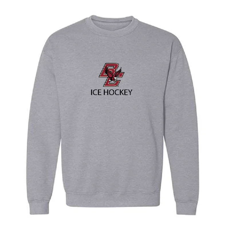 Boston College - NCAA Women's Ice Hockey : Olivia O'Brien - Classic Shersey Crewneck Sweatshirt Hoodie with Earth Tones Natural Calm Boston College - NCAA Women's Ice Hockey : Olivia O'Brien - Classic Shersey Crewneck Sweatshirt Hoodie with Earth Tones Natural Calm
