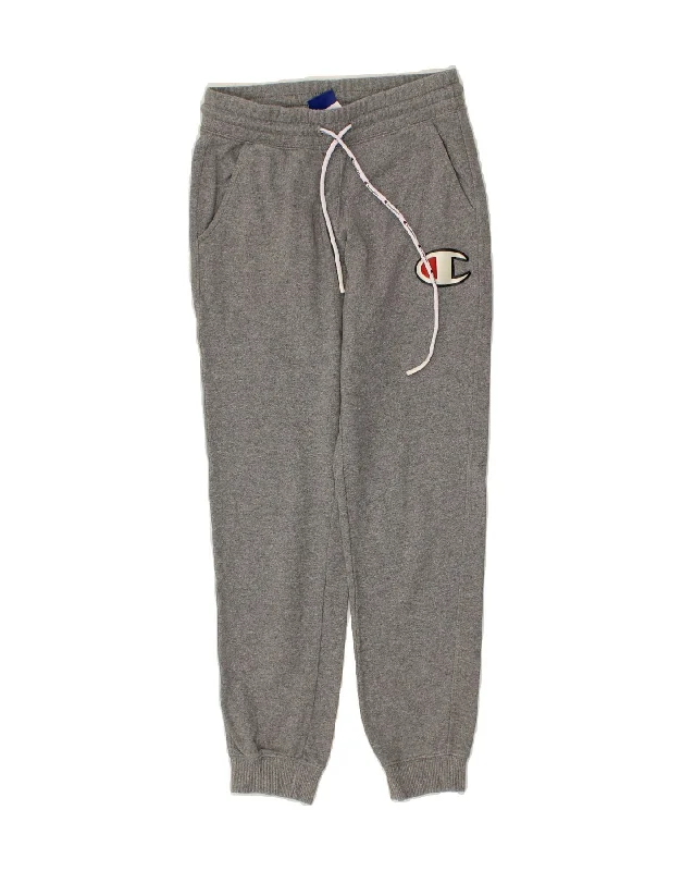 CHAMPION Womens Tracksuit Trousers Joggers UK 4 XS  Grey Cotton Trousers Top Rated