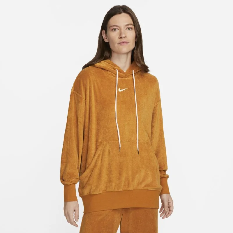 Women's Nike Sportswear Oversized Terry Pullover Hoodie Hoodie with Hem Ribbing Snug Secure Women's Nike Sportswear Oversized Terry Pullover Hoodie Hoodie with Hem Ribbing Snug Secure