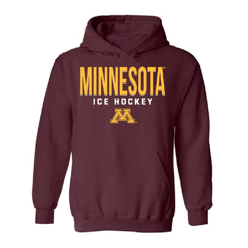 Minnesota - NCAA Women's Ice Hockey : Skylar Vetter - Classic Shersey Hooded Sweatshirt Hoodie with High-Low Hem Asymmetrical Trendy Minnesota - NCAA Women's Ice Hockey : Skylar Vetter - Classic Shersey Hooded Sweatshirt Hoodie with High-Low Hem Asymmetrical Trendy