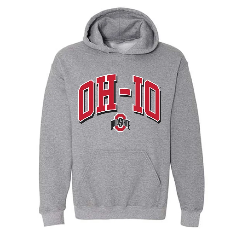Ohio State - NCAA Women's Ice Hockey : Grace McCoshen - Classic Shersey Hooded Sweatshirt Hoodie with Applique Textured Unique Ohio State - NCAA Women's Ice Hockey : Grace McCoshen - Classic Shersey Hooded Sweatshirt Hoodie with Applique Textured Unique