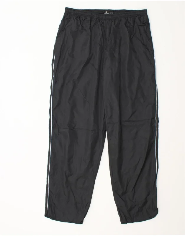 VOLCOM Womens Tracksuit Trousers US 10 Large  Black Polyester Trousers Fleece Cozy