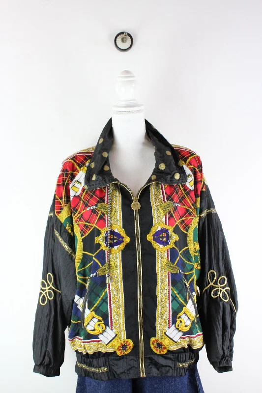 Vintage Mureli Jacket (L) Boat Neck Shawl Collar Notched Collar