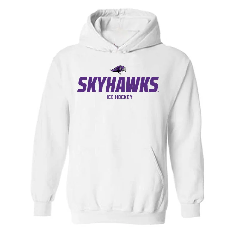 Stonehill - NCAA Women's Ice Hockey : Brianna Walkom - Classic Shersey Hooded Sweatshirt Hoodie with Drop Shoulder Relaxed Streetwear Stonehill - NCAA Women's Ice Hockey : Brianna Walkom - Classic Shersey Hooded Sweatshirt Hoodie with Drop Shoulder Relaxed Streetwear