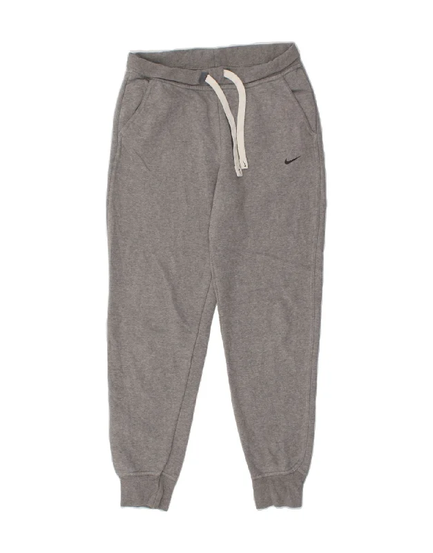 NIKE Womens Dri Fit Tracksuit Trousers Joggers UK 8 Small Grey Cotton Trousers versatile functional NIKE Womens Dri Fit Tracksuit Trousers Joggers UK 8 Small Grey Cotton Trousers versatile functional