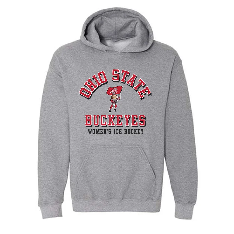 Ohio State - NCAA Women's Ice Hockey : Maria Roth - Classic Shersey Hooded Sweatshirt Hooded Sweatshirt Casual Wear Street Style Ohio State - NCAA Women's Ice Hockey : Maria Roth - Classic Shersey Hooded Sweatshirt Hooded Sweatshirt Casual Wear Street Style
