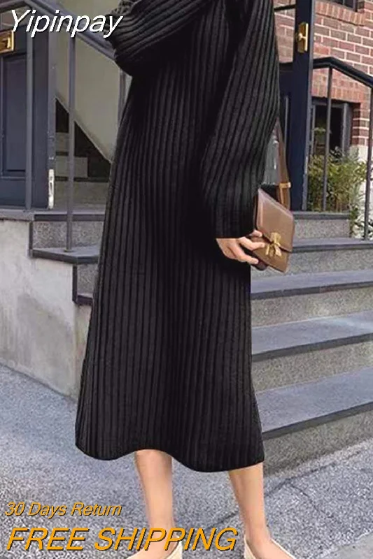 Black Knit Dress