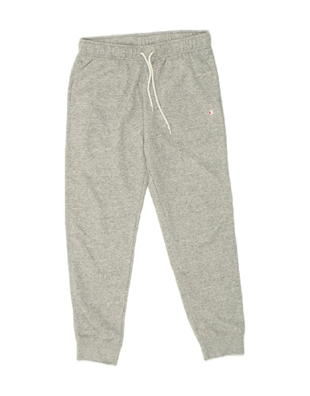 CHAMPION Womens Tracksuit Trousers Joggers UK 16 Large  Grey Trousers Fall Fleece