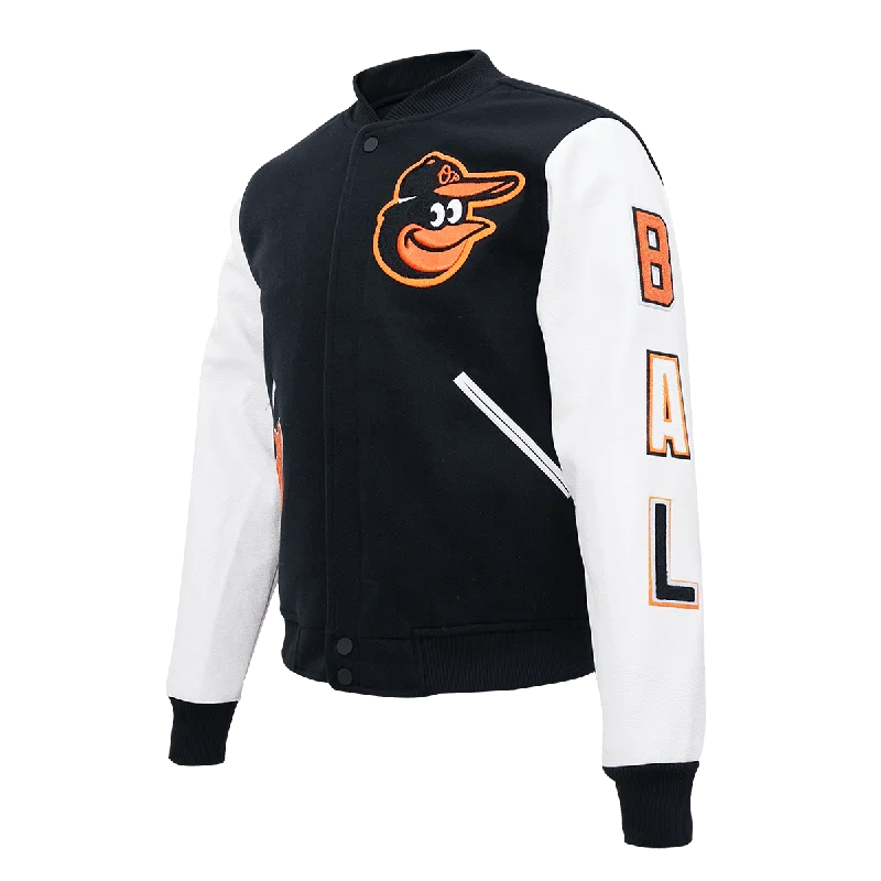 CHAMARRA MLB BALTIMORE ORIOLES CLASSIC WOOL VARSITY JACKET Fitted Jacket Loose Jacket Oversized Jacket