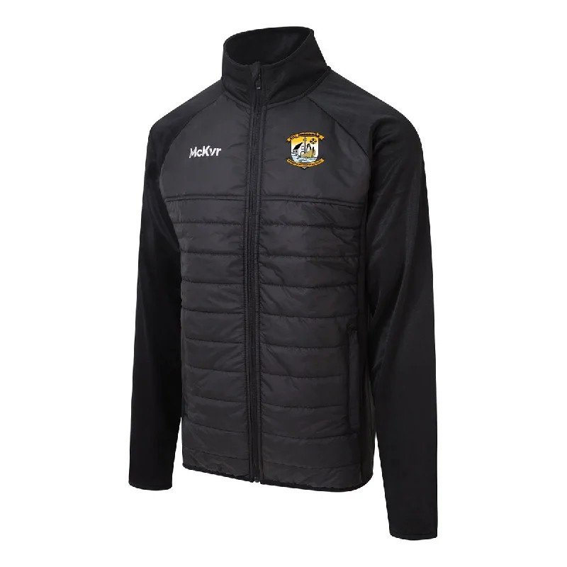 Mc Keever Kilmeena GAA Core 22 Hybrid Jacket - Adult - Black Tiered Jacket Buttoned Jacket Zippered Jacket Mc Keever Kilmeena GAA Core 22 Hybrid Jacket - Adult - Black Tiered Jacket Buttoned Jacket Zippered Jacket