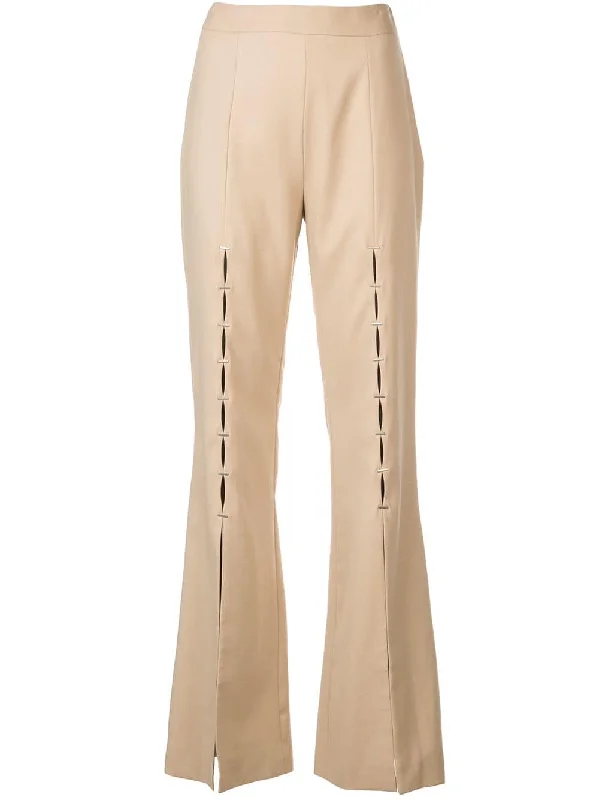 tailored front slit trousers Trousers Business Professional