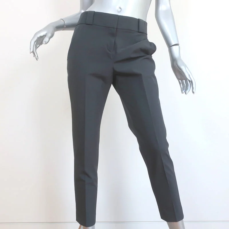 The Row Trousers Gray Stretch Polyester Size 2 Skinny Pants Trousers cozy soft