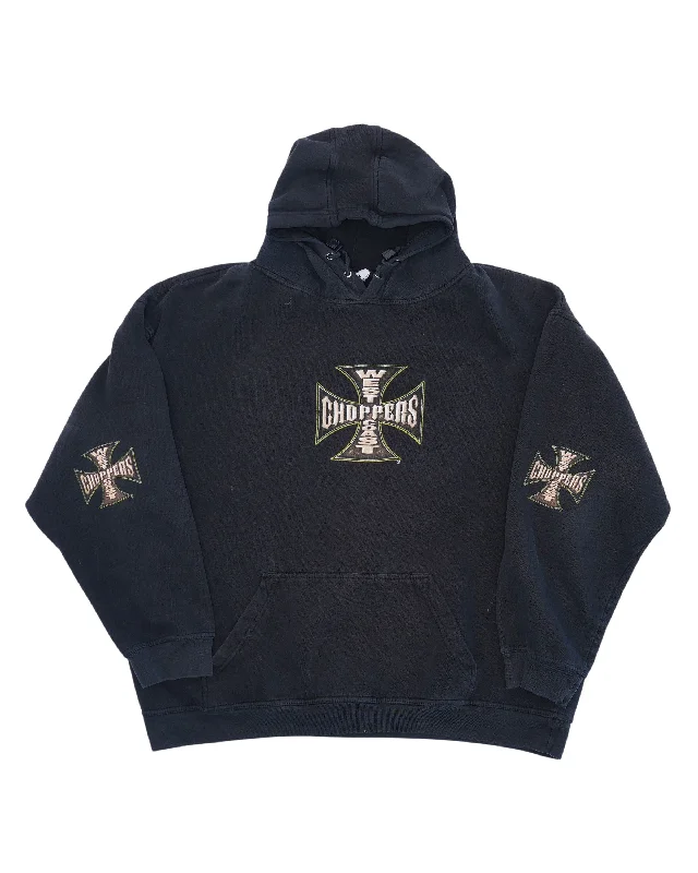 West Coast Choppers Hoodie Hoodie with Zipper Versatile Modern