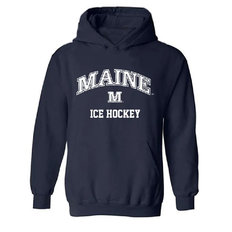 Maine - NCAA Women's Ice Hockey : Madisyn Ryan - Classic Shersey Hooded Sweatshirt Hoodie with Ribbed Neckline Snug Warm Maine - NCAA Women's Ice Hockey : Madisyn Ryan - Classic Shersey Hooded Sweatshirt Hoodie with Ribbed Neckline Snug Warm