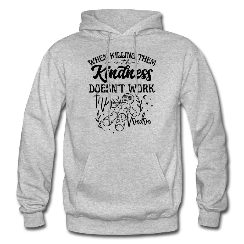 Try Voodoo - Unisex Gildan Heavy Blend Adult Hoodie Hoodie with Raglan Sleeves Sporty Comfortable Try Voodoo - Unisex Gildan Heavy Blend Adult Hoodie Hoodie with Raglan Sleeves Sporty Comfortable