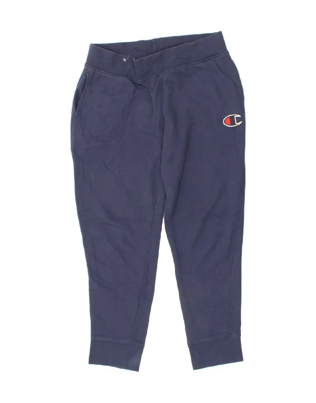 CHAMPION Womens Tracksuit Trousers Joggers UK 16 Large Navy Blue Cotton Trousers cozy comfortable CHAMPION Womens Tracksuit Trousers Joggers UK 16 Large Navy Blue Cotton Trousers cozy comfortable