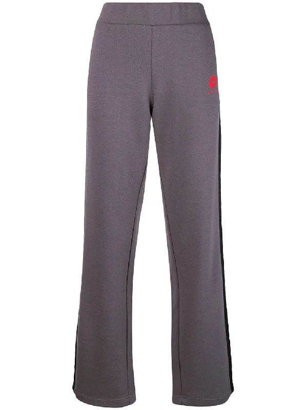 Damir Doma x LOTTO tuxedo striped running trousers Trousers Bootcut Casual